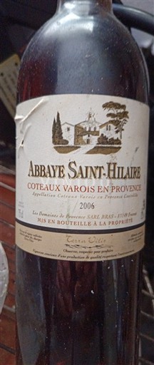 Provence Coteaux Varois en Provence Abbaye Saint-Hilaire 2006