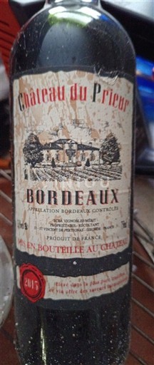 Bordeaux Château Prieur 2015