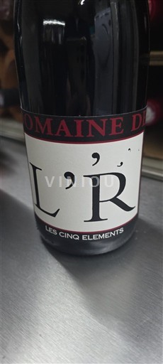 Loire Valley Chinon Domaine L'R Les Cinq Eléments Non-Vintage