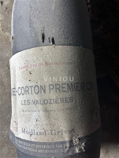 Borgoña Aloxe-Corton Premier Cru Moillard-Grivot Les Valozières Sin añada