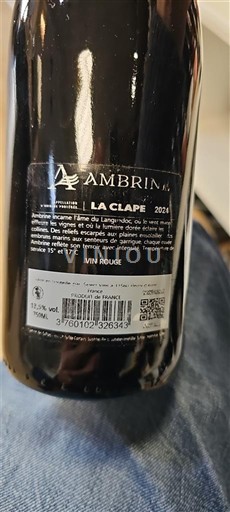 Linguadoca La Clape Ambrin 2024