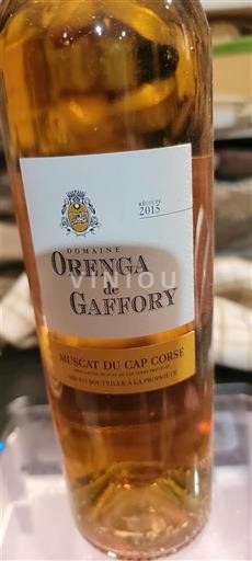 Corse Muscat-du-cap-corse Domaine Orenga de Gaffory 2015