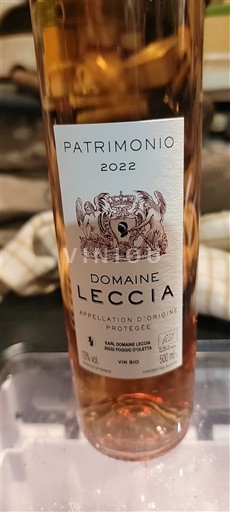 Corse Patrimonio Domaine Leccia 2022