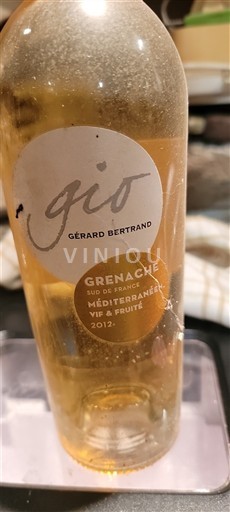Languedoc-Roussillon Pays d'Oc Gérard Bertrand gio 2012