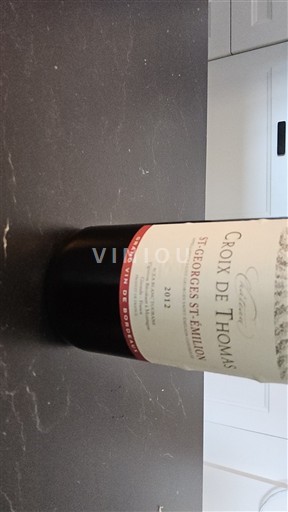 Bordeaux Saint-Georges-Saint-Émilion Croix de Thomas 2012