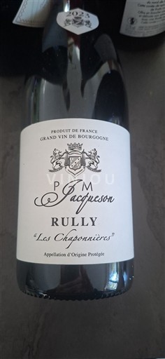 Bourgogne Rully J.M. Jacueson Les Chaponnières 2023