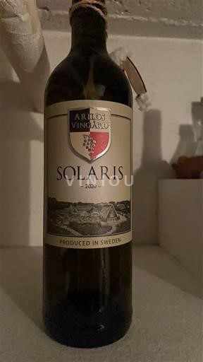 Skåne Arilds Vingård Solaris 2020