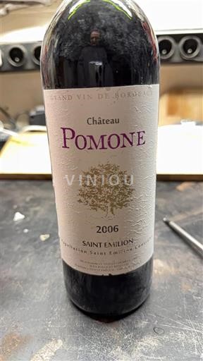 Bordeaux Saint-Émilion Château Pomone 2006