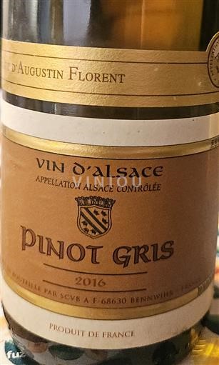Alsace Augustin Florent Pinot Gris 2020