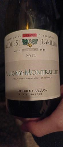 Bourgogne Puligny-Montrachet Domaine Jacques Carillon 2012