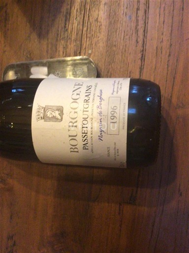 Bourgogne Bourgogne-passetoutgrain Marguerite Bourbeau 1996