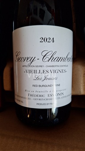 Burgundija Gevrey-chambertin Frédéric Esmonin Vieilles Vignes Les Jouises 2024