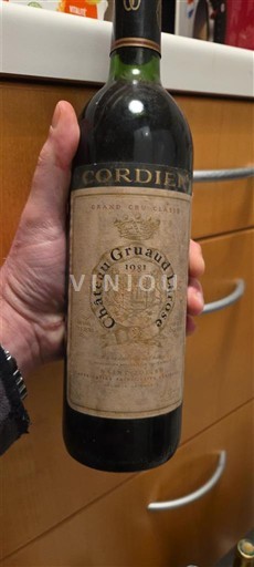Bordeaux Saint-Julien Grand Cru Château Gruaud Larose 1981