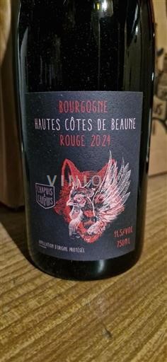 Vini Rouge sec Rouge Chapuis et Chapuis 2024 Francia Borgogna Hautes Côtes de Beaune AOC
