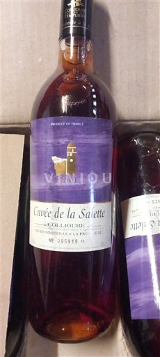 Roussillon Collioure Cuvée de la Salette Không niên vụ