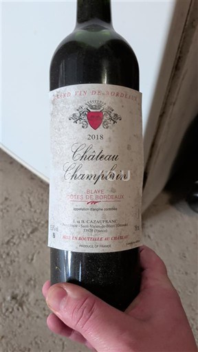 Bordeaux Blaye-Côtes-de-Bordeaux Château Champhin 2018