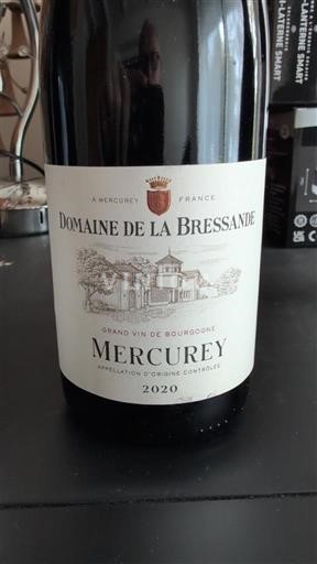 Bourgogne Mercurey Domaine La Bressande 2020