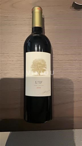 Burdeos Saint-Émilion Gran Cru L'If 2018