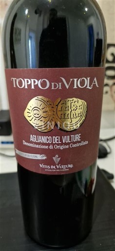 Basilicata Aglianico del Vulture Vitis di Vulture Toppo di Viola 2017