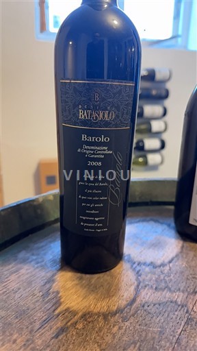 Piedmont Wines Barolo Beni di Batasiolo 2008