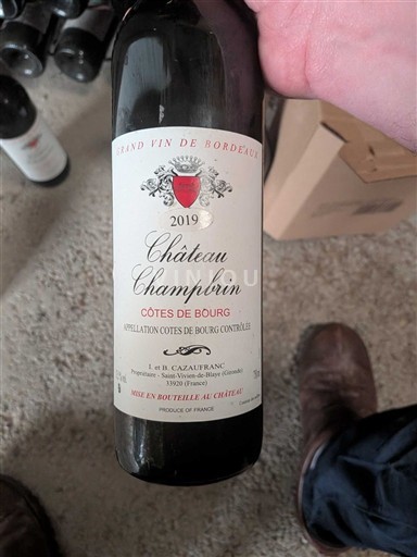 Bordeaux Côtes-de-Bourg Château Champhrin 2019