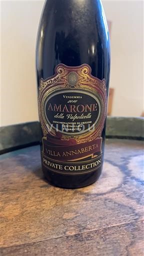 Benecija Amarone della Valpolicella Villa Annaberta Private Collection 2010