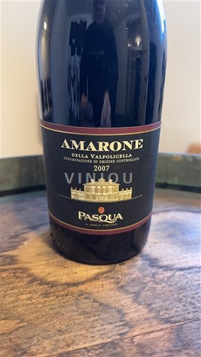 Veneto Amarone della Valpolicella Pasqua 2007