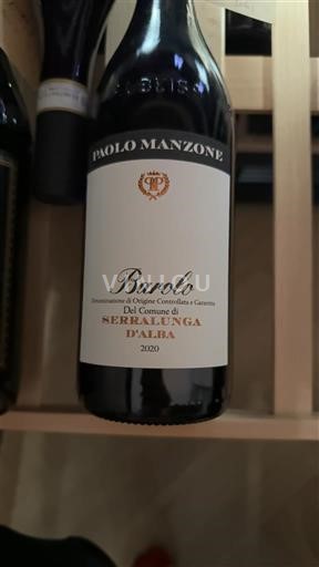 Piemonte Barolo Paolo Manzone Del Comune di Serralunga d'Alba 2020