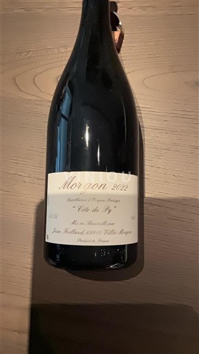 Beaujolais Jean Foillard Côte du Py 2022