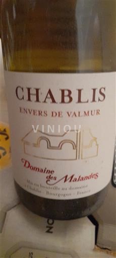 Bourgogne Chablis Domaine S Malandes Envers de Valmur Ikke årgangsbestemt