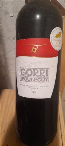 Tây Nam Irouléguy Gorri 2016