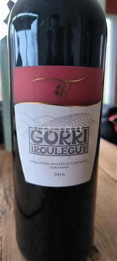 Sydvestfrankrig Irouléguy Gorri 2016