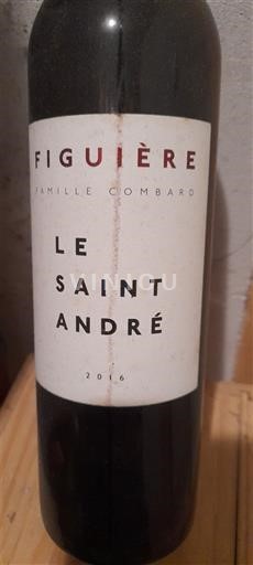 Provence, hạ lưu Rhône, Corse Địa Trung Hải Figuière Le Saint André 2016