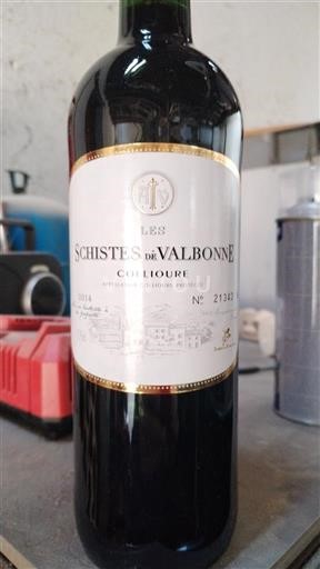 Rosellón Collioure Valbonne Les Schistes de Valbonne 2014