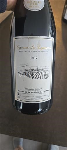 Lionese Coteaux del Lionese Domaine Mortillon 2017