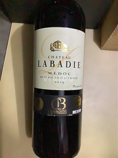 Bordeaux Médoc Château Labadie Cru Bourgeois - Récoltant 2019