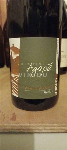 Alsácia Domaine Agapé Gewurztraminer Hélios Não Sazonado