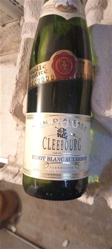 Alsácia Cleebourg Pinot Blanc Auxerrois Não Sazonado