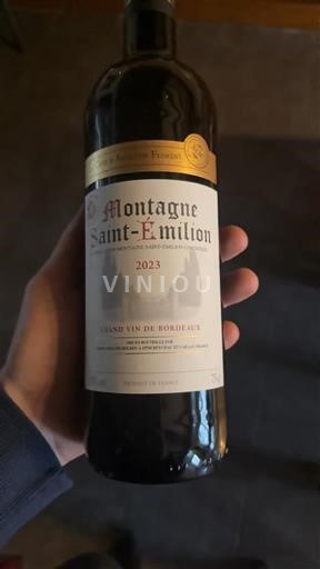 Bordeaux Montagne-saint-émilion La Cave d'Augustin Florent 2023 2023
