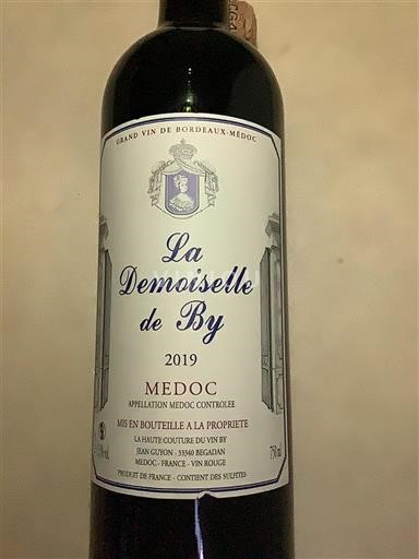 Bordeaux Médoc Château By La Demoiselle de By - Récoltant 2019