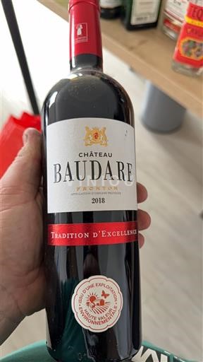 Tây Nam Fronton Château Baudare Tradition d’Excellence 2018