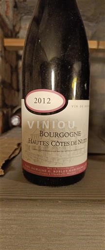 Bourgogne Hautes Côtes de Nuits Roblot-Marchand 2012