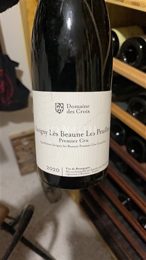 Bourgogne Savigny-lès-Beaune Premier Cru Domaine S Croix Savigny Lès Beaune Les Peuillets 2020