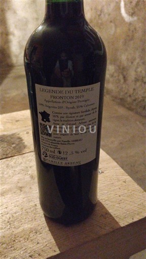 Tây Nam Fronton Famille Arbeau Légende du Temple 2019