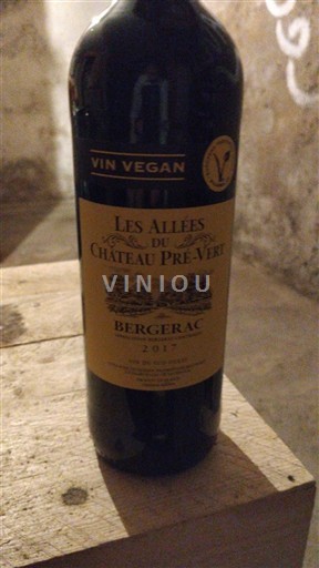 Sudoeste Bergerac Château Pré-Vert Les Allées du Château Pré-Vert 2017