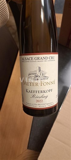 Alsacia Riesling Grand Cru Meyer-Fonné Kaefferkopf Riesling 2022