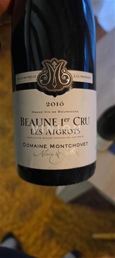 Bourgogne Beaune Premier Cru Domaine Montchovet Les Aigrots 2016