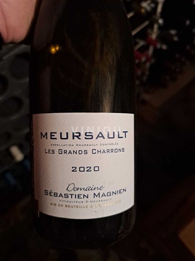Borgoña Meursault Domaine Sébastien Magnien Les Grands Charrons 2020