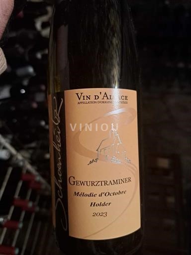 Alsace Gewurztraminer Domaine Schoenheitz Mélodie d'Octobre Holder 2023