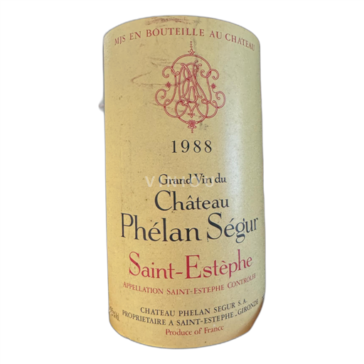 Bordeaux Saint-Estèphe Château Phélan Ségur 1988